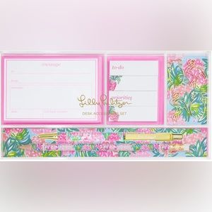 Lilly Pulitzer desk accessory set